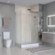 Душевой уголок BelBagno Marino MARINO-2-AH-1-110/90-C-Cr 110x90 см профиль хром стекло прозрачное