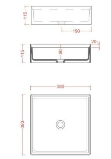 Раковина ArtCeram 	Scalino SCL001 15 00 grigio oliva 38 см Раковина ArtCeram 	Scalino SCL001 15 00 grigio oliva 38 см