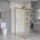 Душевой уголок BelBagno Marino MARINO-2-AH-1-150/100-C-GM 150x100 см профиль оружейная сталь стекло прозрачное