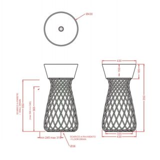 Раковина ArtCeram WIRE WIL001 03 00 черная 43 см Раковина ArtCeram WIRE WIL001 03 00 черная 43 см