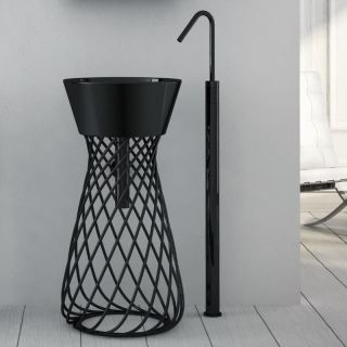Раковина ArtCeram WIRE WIL001 03 00 черная 43 см Раковина ArtCeram WIRE WIL001 03 00 черная 43 см