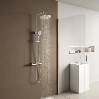 Душевая стойка SantiLine SL-9007 хром