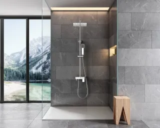 Душевая стойка SantiLine SL-9013 хром