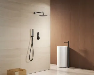 Душевой комплект SantiLine SL-9016MB черный