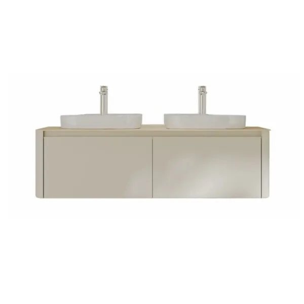Тумба с раковиной Black&White Universe 9161400-2 Double 140 см бежевый