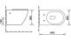 Унитаз подвесной SantiLine SL-5005MR безободковый красный матовый