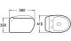Унитаз подвесной SantiLine SL-5001 сиденье с микролифтом белый