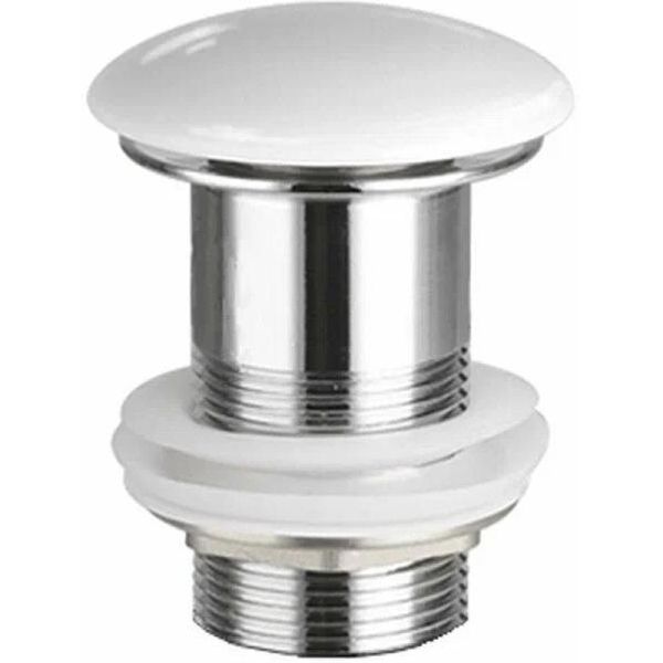 Донный клапан для раковины Ceramica Nova CN2000 без перелива белый Донный клапан для раковины Ceramica Nova CN2000 без перелива белый