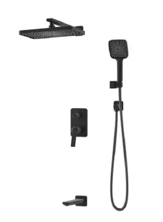 Душевой комплект IDDIS Паркер (Parker) PARBL03i68 чёрный матовый