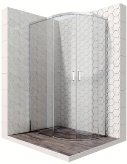 Душевой уголок Ambassador Queen 11011103L 120x80см левый хром/прозрачное