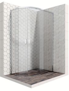 Душевой уголок Ambassador Queen 11011103R 120x80см правый хром/прозрачное