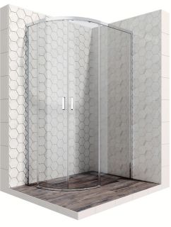Душевой уголок Ambassador Queen 11011103R 120x80см правый хром/прозрачное