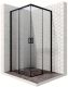 Душевой уголок Ambassador Queen 11011204Black 100x100см чёрный/прозрачное