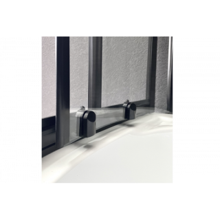 Душевой уголок Royal Bath HP 80x80см чёрный RB80HP-T-BL