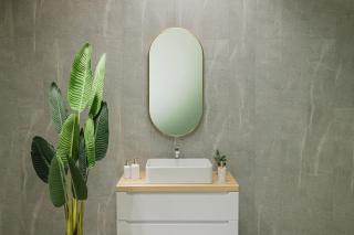 Зеркало Dreja Glow 99.2035 50 см золото