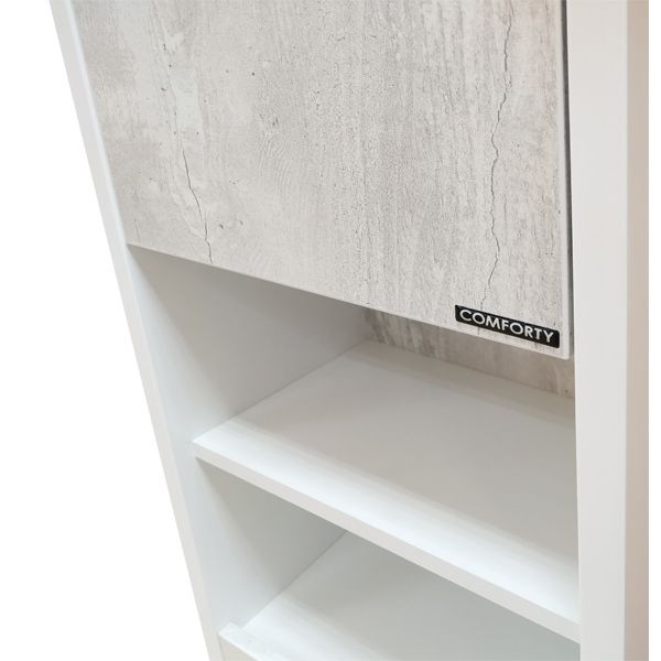 Comforty Тумба-умывальник "Женева-75" дуб белый с раковиной Comforty 75E