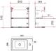Подвесная тумба под раковину Art&Max Family 50см цемент Family-500-1D-SO-CV