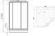 Душевая кабина Parly Penta 90x90см P91B