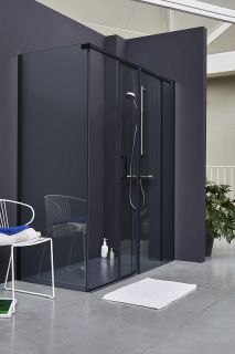 Душевая дверь Jacob Delafon Contra Black E22C140-BL 140см