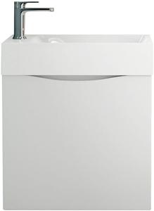 Подвесная тумба под раковину Art&Max Liberty 50см правая белый глянцевый Liberty-500-1D-SO-BL-R