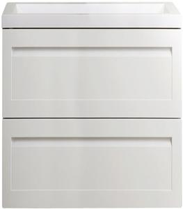 Подвесная тумба под раковину Art&Max Platino 58см белый матовый AM-Platino-580-2C-SO-BM