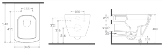 Подвесной унитаз Isvea Purita 10PL02008SV безободковый белый Подвесной унитаз Isvea Purita 10PL02008SV безободковый белый