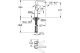 Смеситель для раковины GROHE Essence 24177KF1 черный