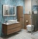 Тумба со столешницей и накладной раковиной Belbagno Kraft KRAFT100RT-KEPBO-1302-SET 100 см дуб табак