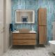 Тумба со столешницей и накладной раковиной Belbagno Kraft KRAFT100RT-KEPBO-1302H316-SET 100 см дуб табак