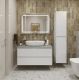Тумба со столешницей и накладной раковиной Belbagno Kraft KRAFT100BO-KEPMGL-1346-SET 100 см белый матовый