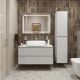 Тумба со столешницей и накладной раковиной Belbagno Kraft KRAFT100BO-KEPBO-1084-SET 100 см белый матовый