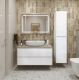 Тумба со столешницей и накладной раковиной Belbagno Kraft KRAFT100BO-KEPMCO-1346-SET 100 см белый матовый