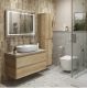 Тумба со столешницей и накладной раковиной Belbagno Kraft KRAFT100RNN-KEPMCO-1346-SET 100 см светлое дерево