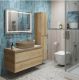 Тумба со столешницей и накладной раковиной Belbagno Kraft KRAFT100RNN-KEPMCO-1302H316-SET 100 см светлое дерево