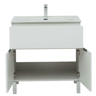 Тумба под раковину Aquanet Алвита New 277550 80 см белый матовый