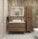 Тумба со столешницей и накладной раковиной Belbagno Kraft KRAFT100RT-KEPBO-1346-SET 100 см дуб табак