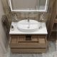 Тумба со столешницей и накладной раковиной Belbagno Kraft KRAFT100RT-KEPBO-1346-SET 100 см дуб табак