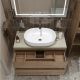 Тумба со столешницей и накладной раковиной Belbagno Kraft KRAFT100RT-KEPMCO-1084-SET 100 см дуб табак