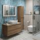 Тумба со столешницей и накладной раковиной Belbagno Kraft KRAFT100RT-KEPMCO-1302-SET 100 см дуб табак