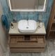 Тумба со столешницей и накладной раковиной Belbagno Kraft KRAFT100RT-KEPMCO-1302-SET 100 см дуб табак