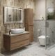 Тумба со столешницей и накладной раковиной Belbagno Kraft KRAFT100RT-KEPMCO-1346-SET 100 см дуб табак