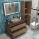 Тумба со столешницей и накладной раковиной Belbagno Kraft KRAFT100RT-KEPMNO-1302-H316-SET 100 см дуб табак