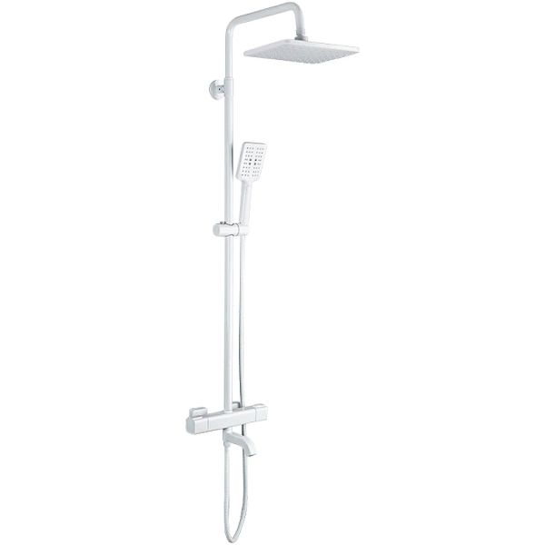 Душевая стойка Gappo G2491-8 с термостатом белый