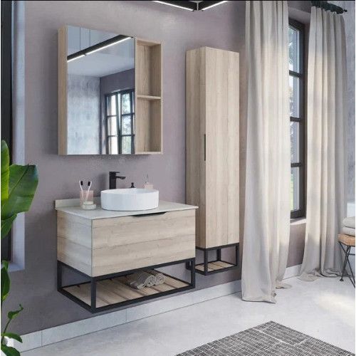 Comforty Зеркало шкаф Порто 75 00-00009234