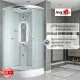 Душевая кабина Avacan C2080LED 80x80 см хром