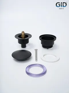 Донный клапан для раковины Gid Minucia G-59BM 76605K универсальный Clik-Clak черный матовый