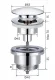 Донный клапан для раковины Gid Minucia G-59BM 76605K универсальный Clik-Clak черный матовый