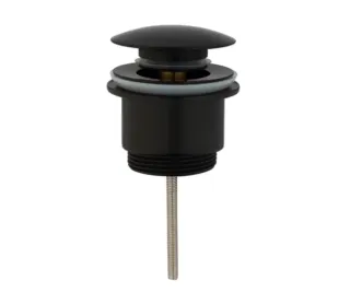 Донный клапан для раковины Gid Minucia G-59BM 76605K универсальный Clik-Clak черный матовый