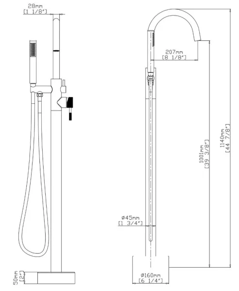 Смеситель для раковины Gid Edessa L070CHSDV хром