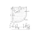 Душевая кабина Avacan CK2080N  80x80 см хром